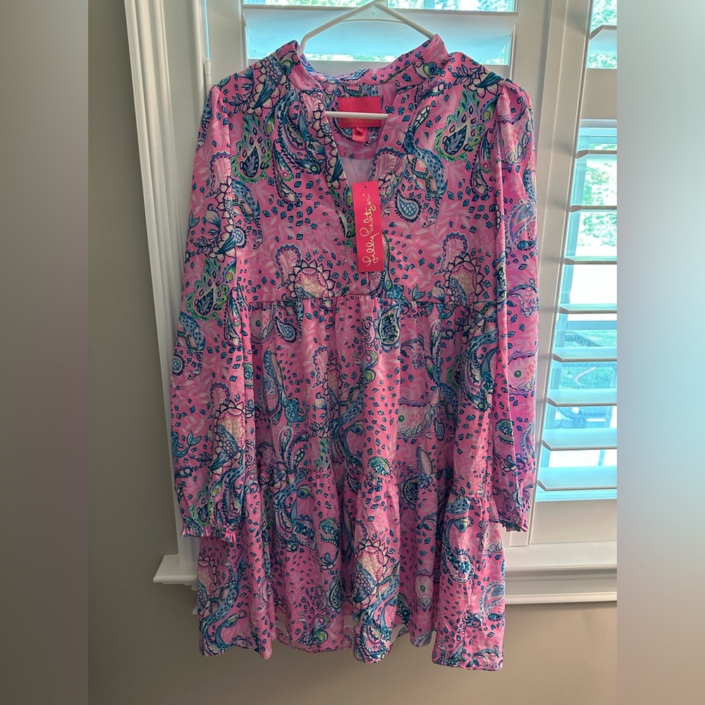Winona Stretch Dress - Small - in Plumeria Pink